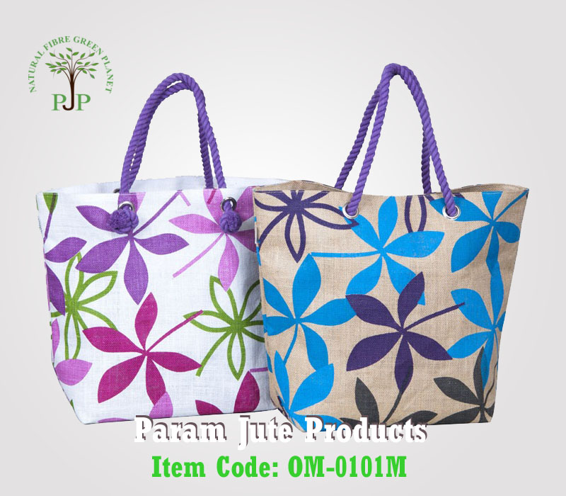 Designer Jute Beach Bags