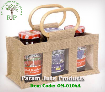 Jute Jar/Bottle Bags