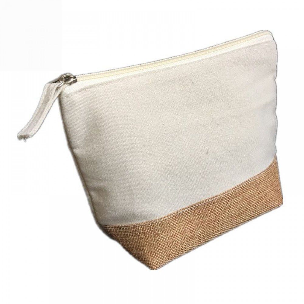 Jute Cosmetic Pouches