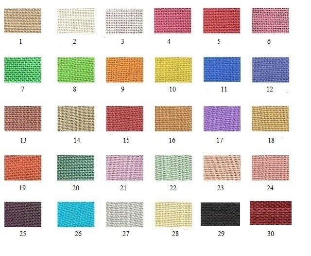 Jute Colour Shades
