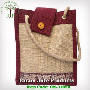 Rope handle jute designer bags manufacturer