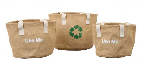 Jute garbage bags Jute garbage bags with handle