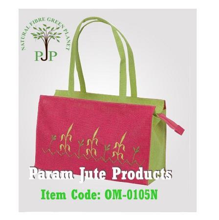 Embroidered Jute Designer Bags Manufacturer In India Jute Designer Bags Exporter