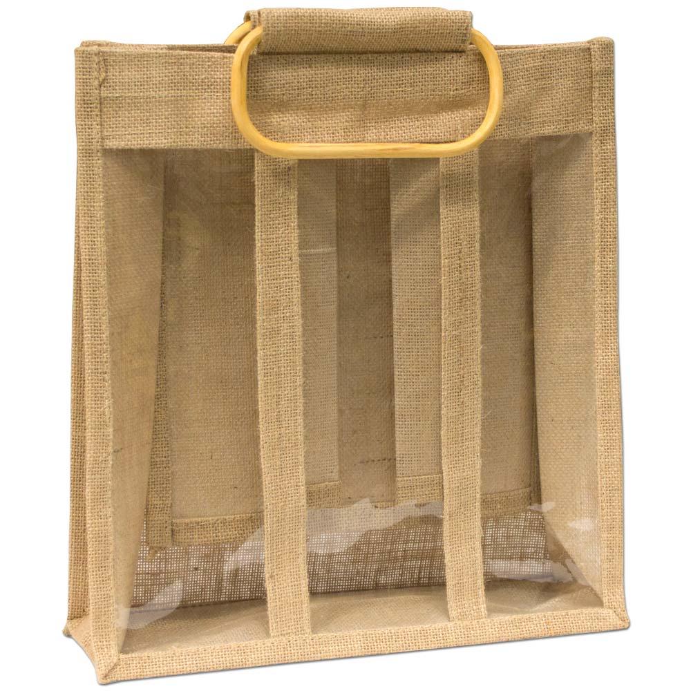 Bottle Bags - Wine Bottle Jute Bag Manufacturer from Kolkata